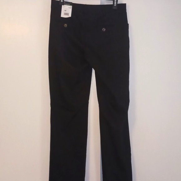 Lee "Flex Motion" Black Straight Leg Mid Rise Regular Pants Size 8 Medium (NWT) - Picture 3 of 12